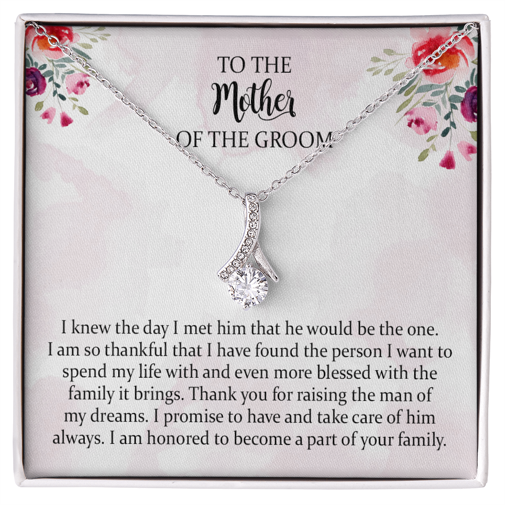 Mother-in-law Of The Bride Alluring Beauty Necklace Gift, Mother-in-law Of The Bride Gift From Daughter, Mother-in-law Of The Bride Necklace