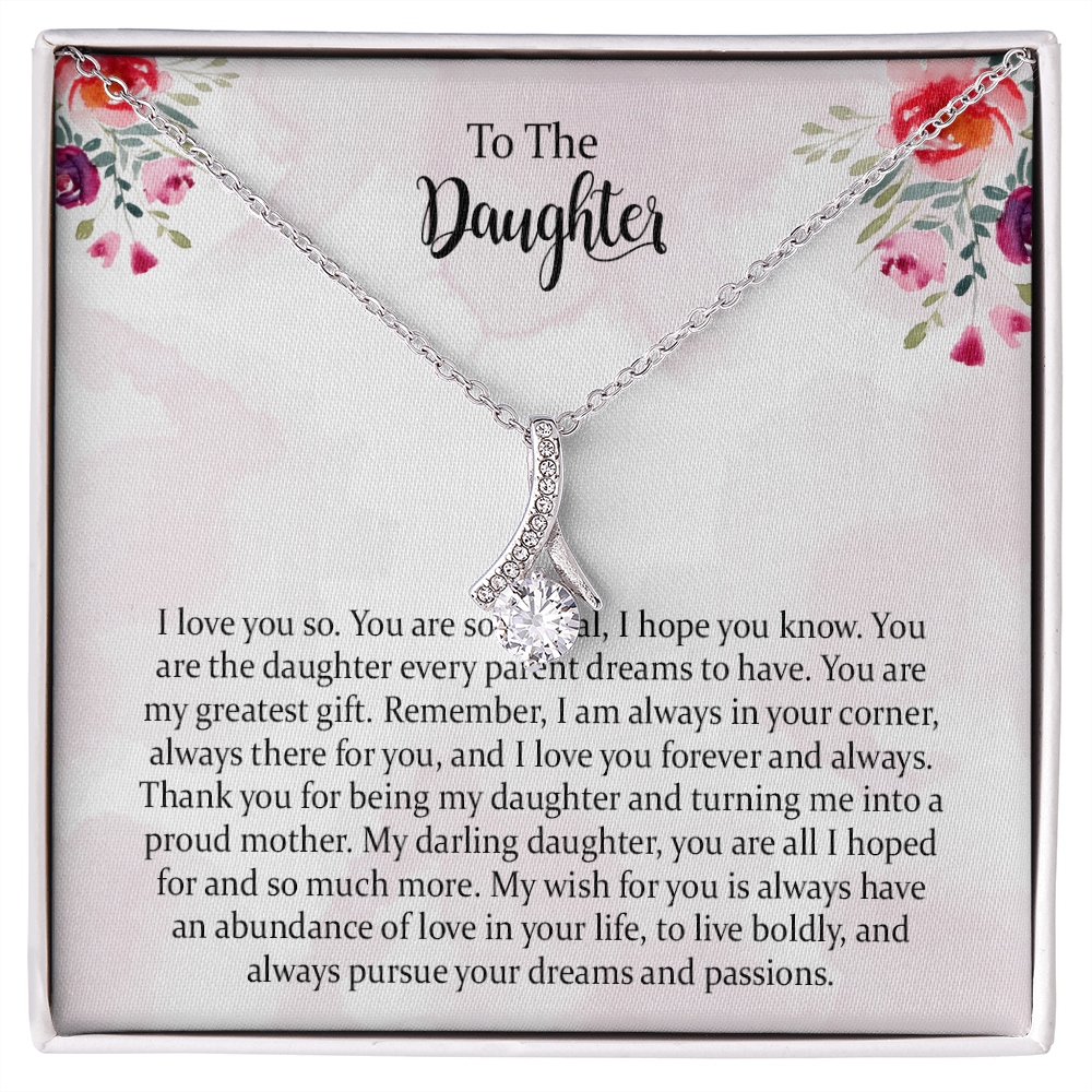 Daughter Alluring Beauty Necklace Gift From Mom To Daughter Necklace For Daughter Gift For Daughter From Mom Daughter Gift From Dad To Daughter Birthday Gift