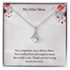 Bonus Mom Alluring Beauty Necklace Gift For Step Mother Gift From Bride, Step Mom Gift For Stepmom Necklace, Step Mom Wedding Gift, Mothers Day Gift