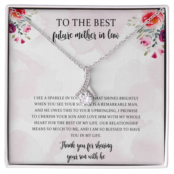 To the best mother in law necklace sale