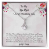 Sentimental Mother In Law Wedding Gift From Bride Thank you Alluring Beauty Necklace
