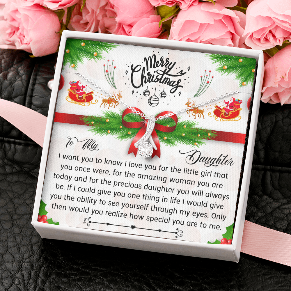 Daughter Gifts From Mom and Dad Necklace