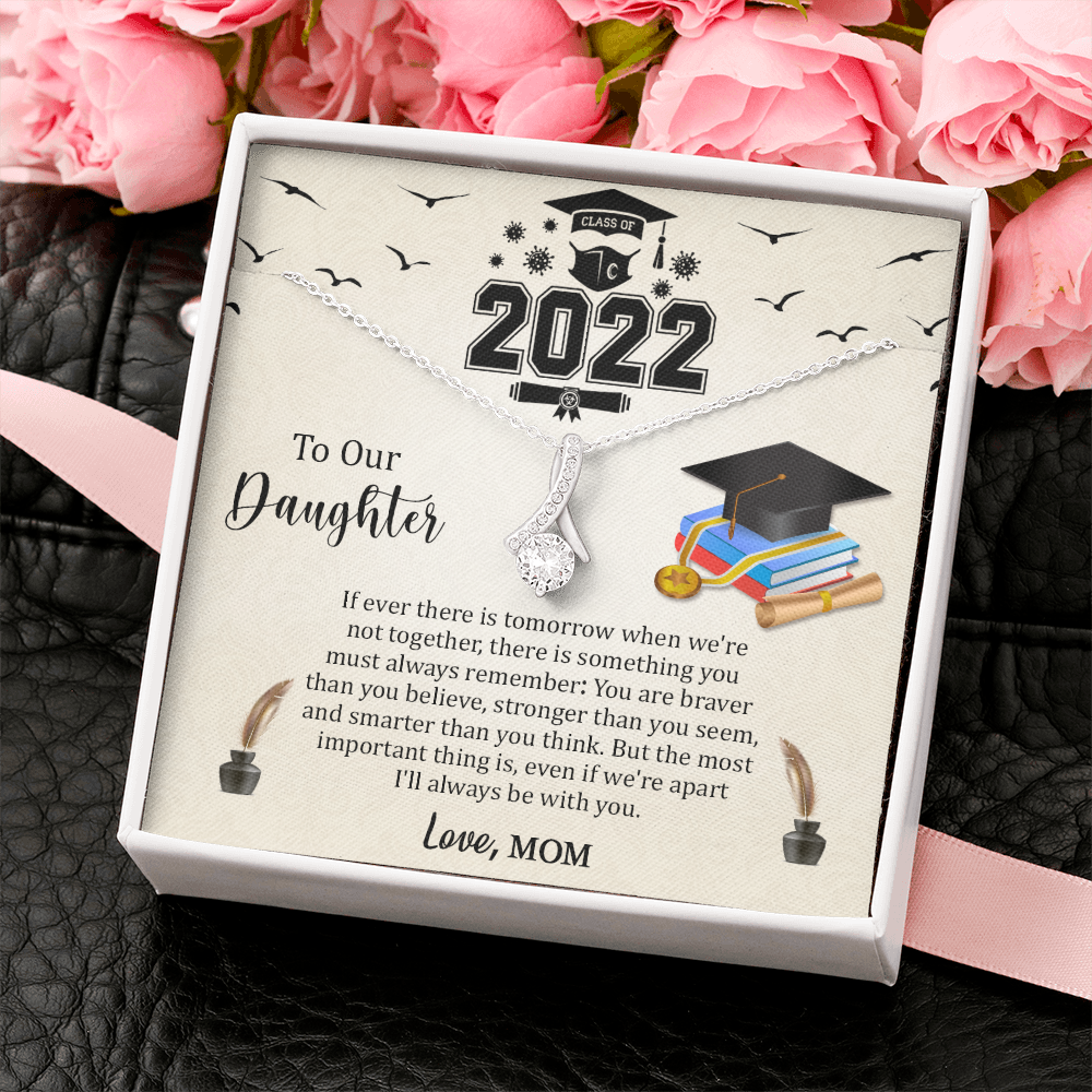 Class Of 2022 Graduation Necklace Gift For Daughter, Senior 2022 Graduation Gift
