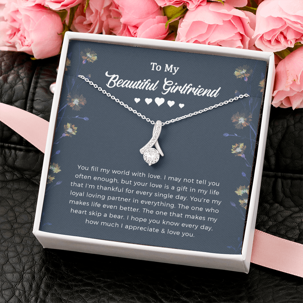 Alluring Beauty Necklace Gift for Girlfriend