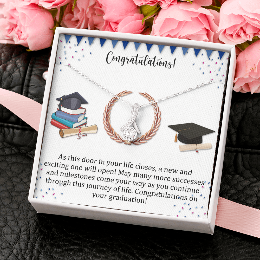 Graduation Perfect Alluring Beauty Necklace Gift For Her 2022,  College Graduation Gift For Her, High School, Senior Graduation, Class Of 2022, Graduation Gift For Girl