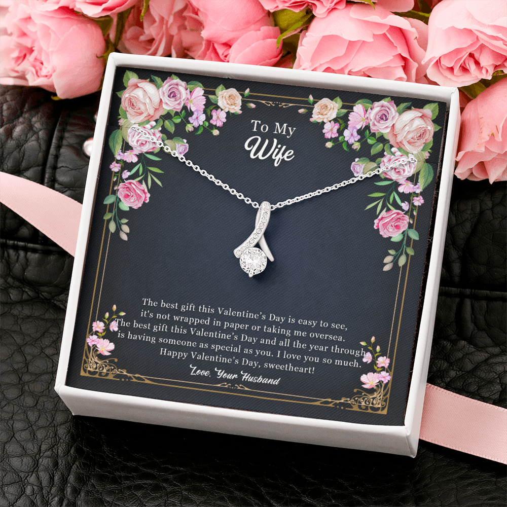 Wife Alluring Beauty Necklace Gift For Her - The Best Gift This Valentine’s Day And All The Year Through Is Having Someone As Special As You