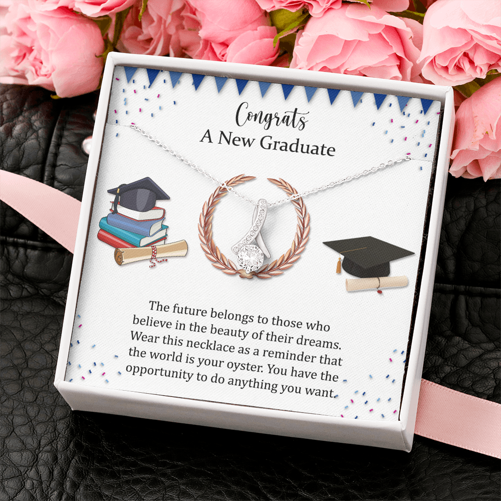 Graduation Gift For Daughter Alluring Beauty Necklace, Do Anything You Want, 2022 Graduation Gift For Girl
