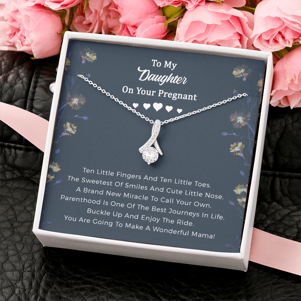 Pregnancy Alluring Beauty Necklace Gift for Friend - You Are Going To Make A Wonderful Mama