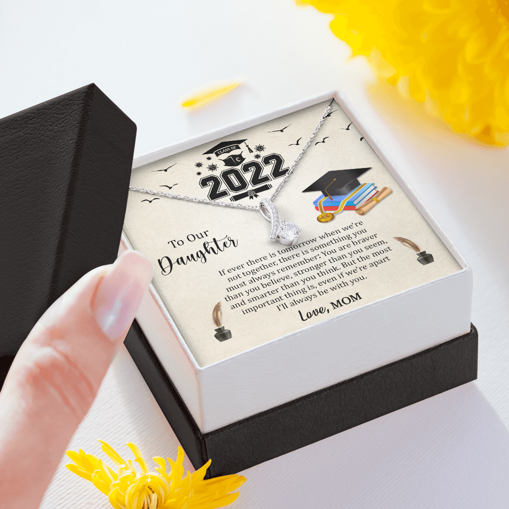 Class Of 2022 Graduation Necklace Gift For Daughter, Senior 2022 Graduation Gift