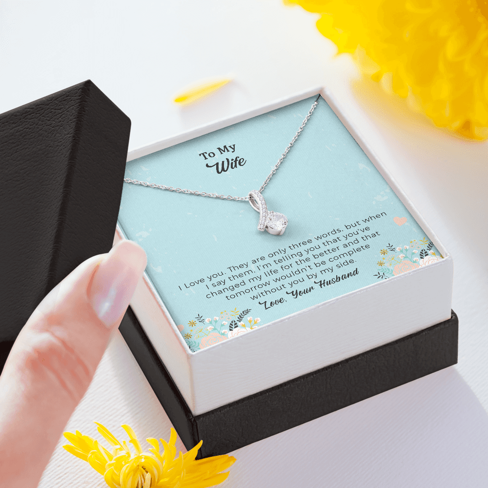 To My Wife Alluring Beauty Necklace Gift