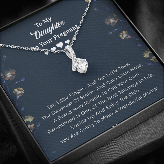 Pregnancy Alluring Beauty Necklace Gift for Friend - You Are Going To Make A Wonderful Mama