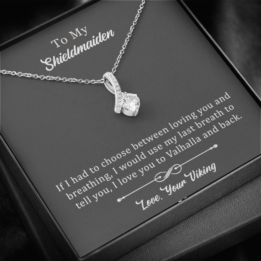 To My Shieldmaiden ''Breathing'' Alluring Beauty Necklace