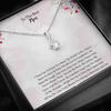 Mom Alluring Beauty Necklace, Best Mom， To My Mom Best Necklace， Necklace With Gift Box