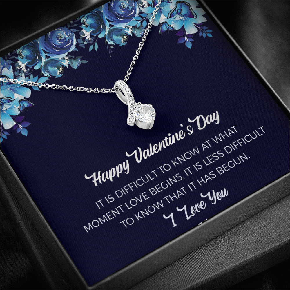 Valentines Day Gift For Girlfriend Or Wife - It Is Difficult To Know At What Moment Love Begins