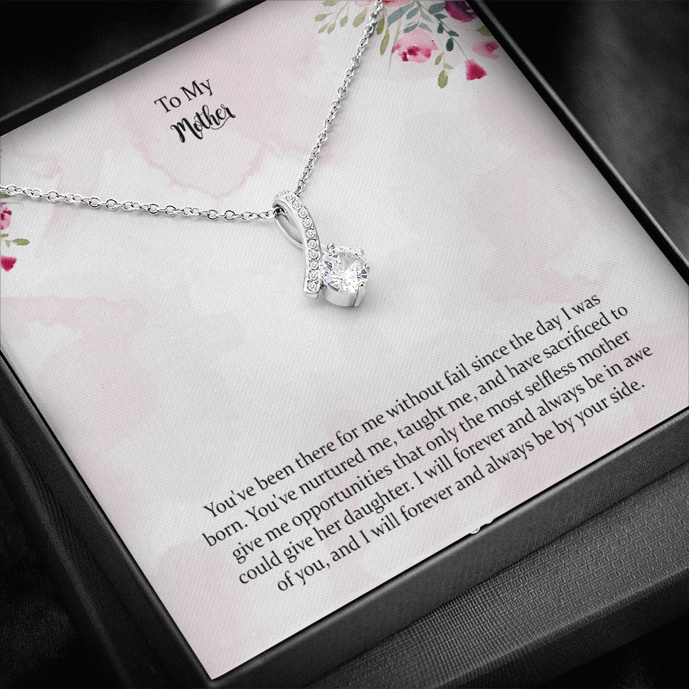 To My Mom Alluring Beauty Necklace Gift for Mom, Mother's Day Birthday Gift for Mom.
