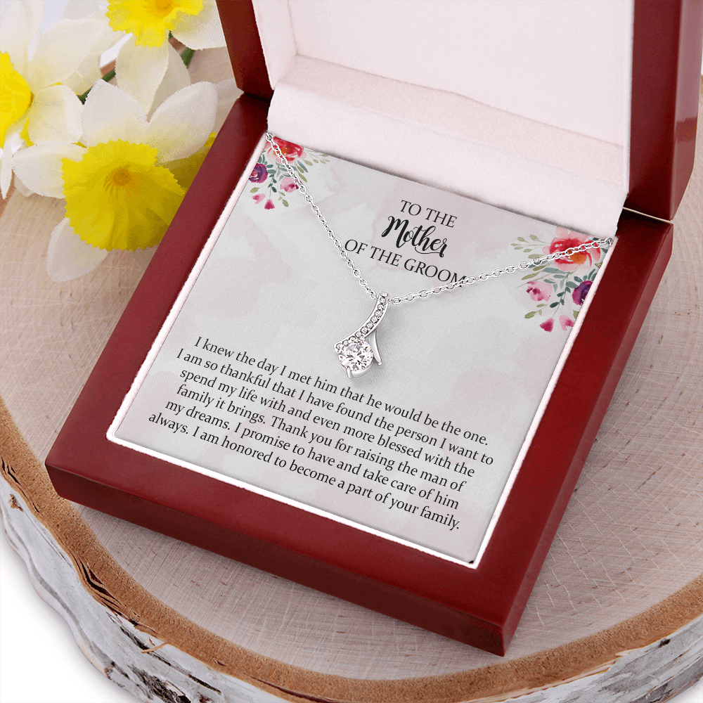 Mother-in-law Of The Bride Alluring Beauty Necklace Gift, Mother-in-law Of The Bride Gift From Daughter, Mother-in-law Of The Bride Necklace