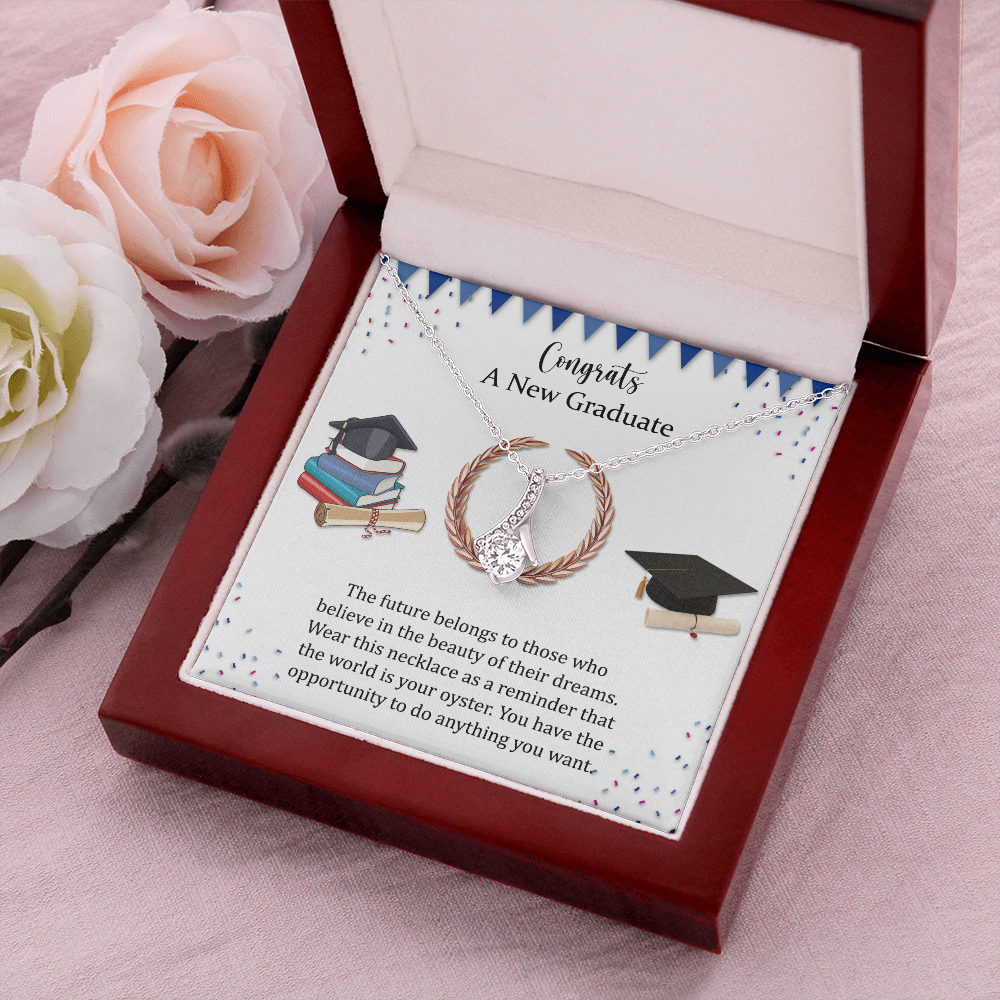 Graduation Gift For Daughter Alluring Beauty Necklace, Do Anything You Want, 2022 Graduation Gift For Girl