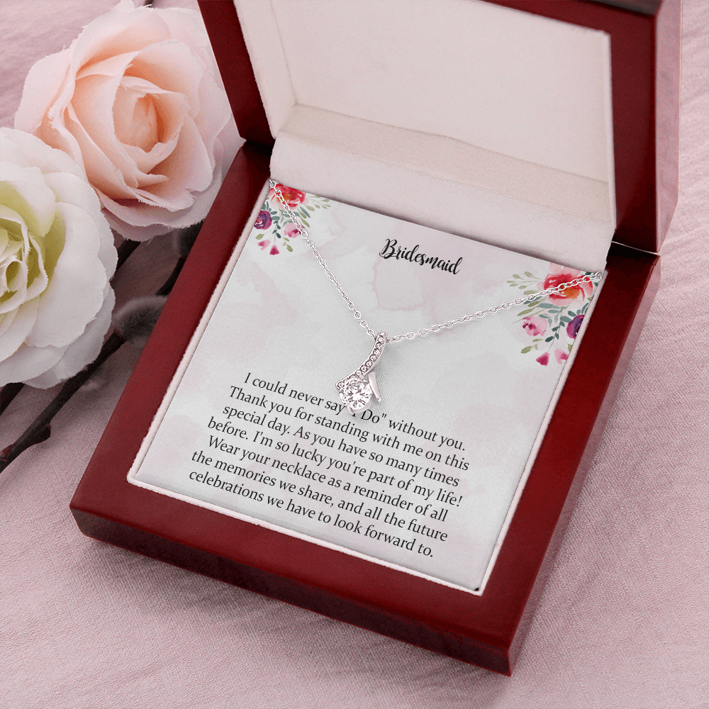 Bridesmaid Alluring Beauty Necklace For Bridesmaid Proposal Gift Bridesmaid Jewelry