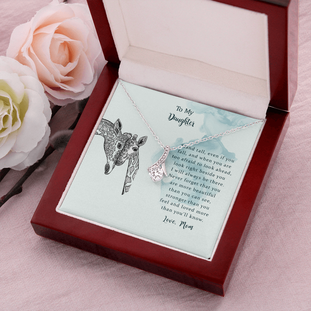 To My Daughter, I Will Always Be There, Alluring Beauty Necklace