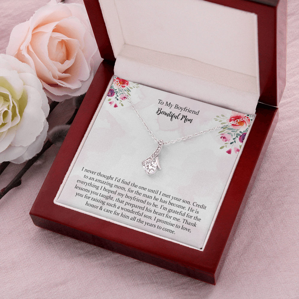 Mother-in-law Necklace, Necklace Gift For Boyfriend's Mom,To An Amazing Mom