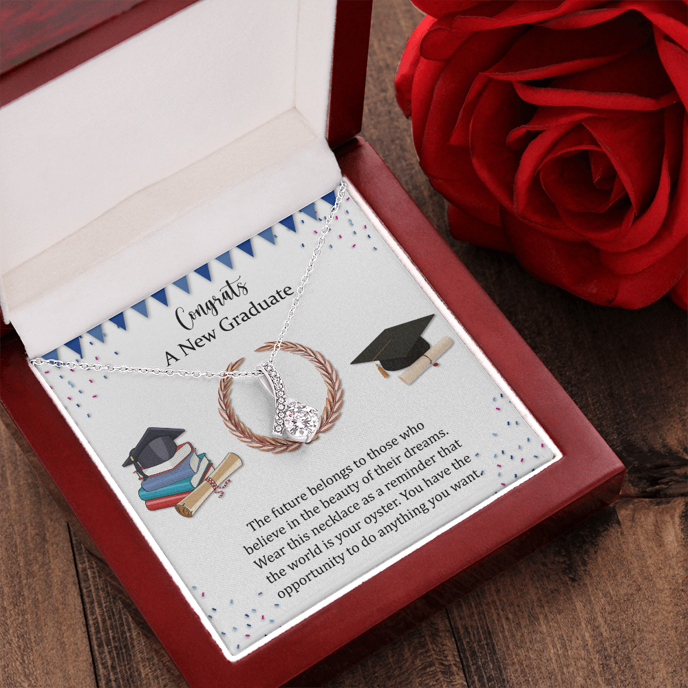 Graduation Gift For Daughter Alluring Beauty Necklace, Do Anything You Want, 2022 Graduation Gift For Girl