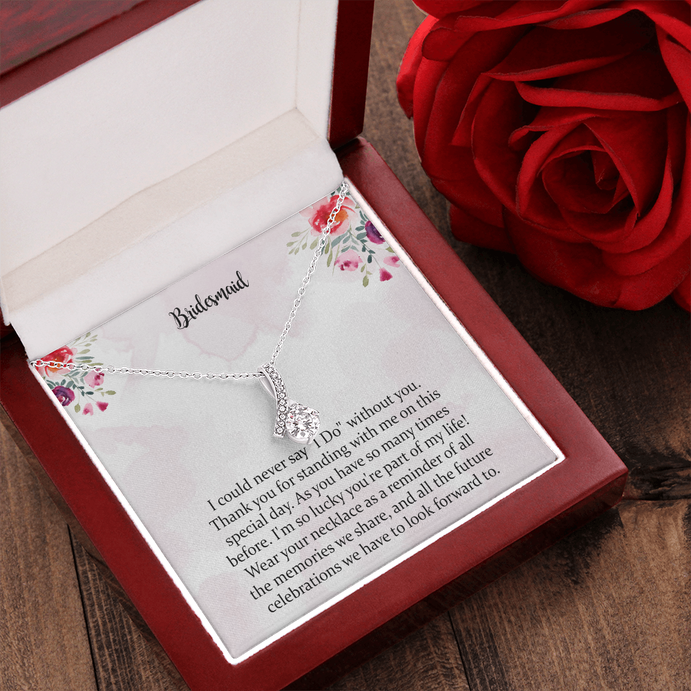 Bridesmaid Alluring Beauty Necklace For Bridesmaid Proposal Gift Bridesmaid Jewelry