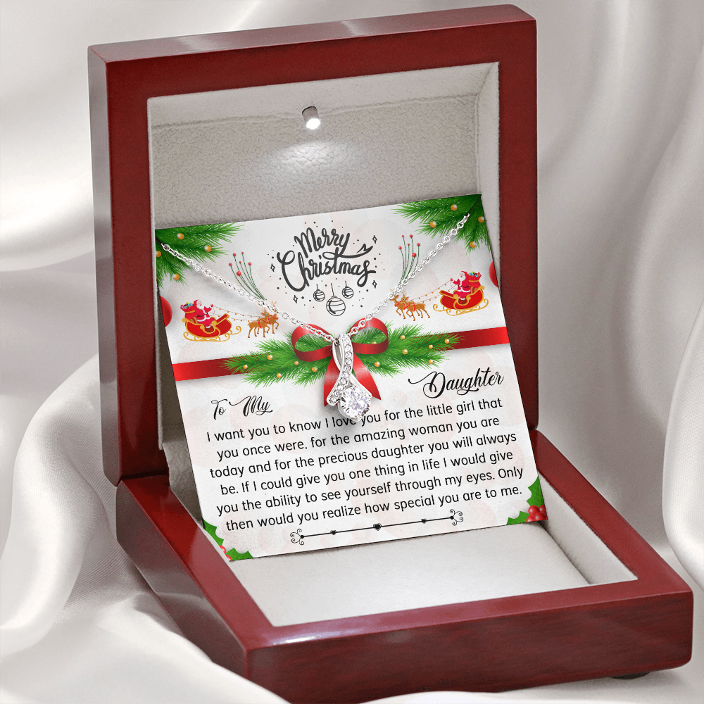 Daughter Gifts From Mom and Dad Necklace