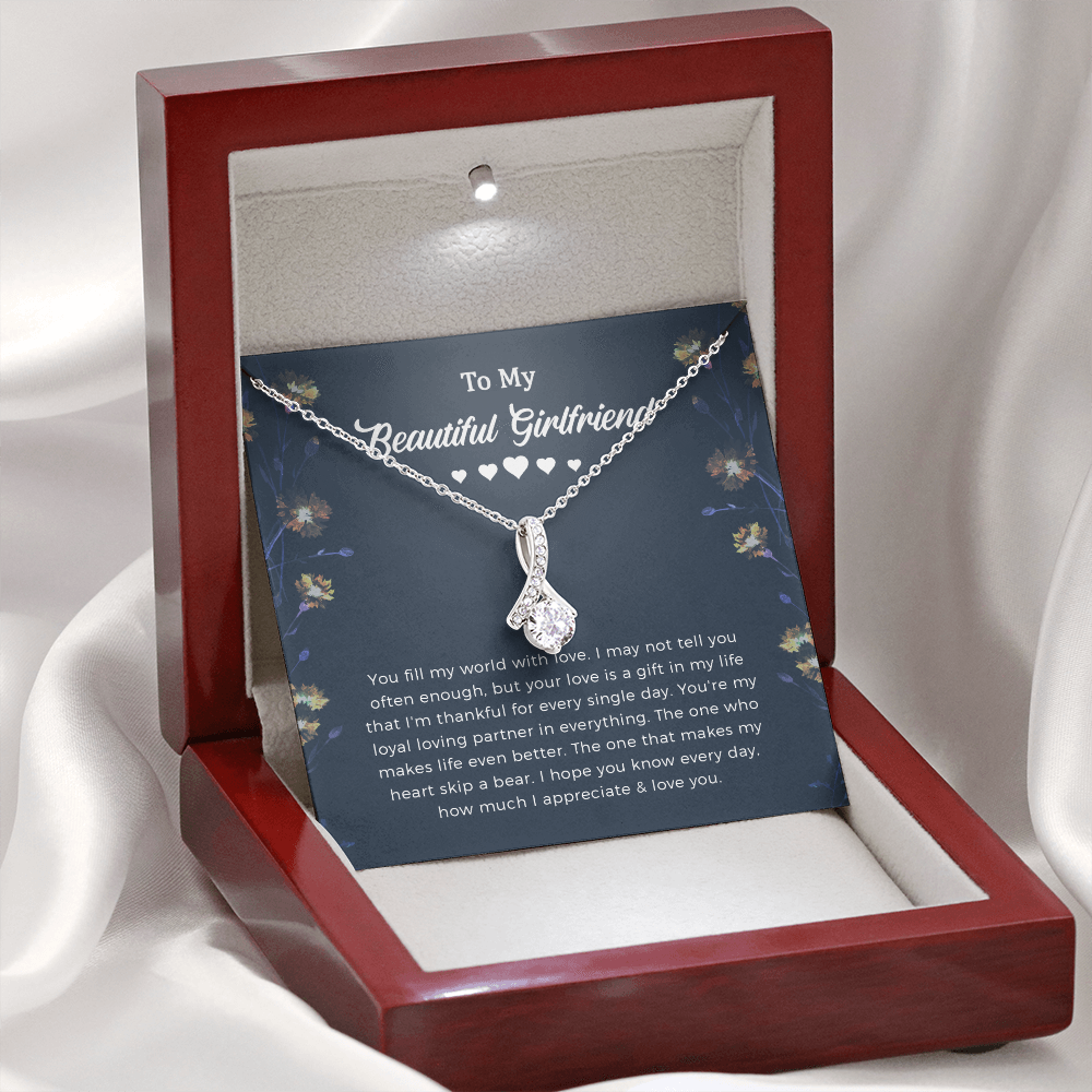 Alluring Beauty Necklace Gift for Girlfriend