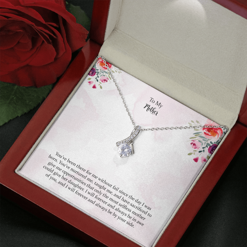 To My Mom Alluring Beauty Necklace Gift for Mom, Mother's Day Birthday Gift for Mom.