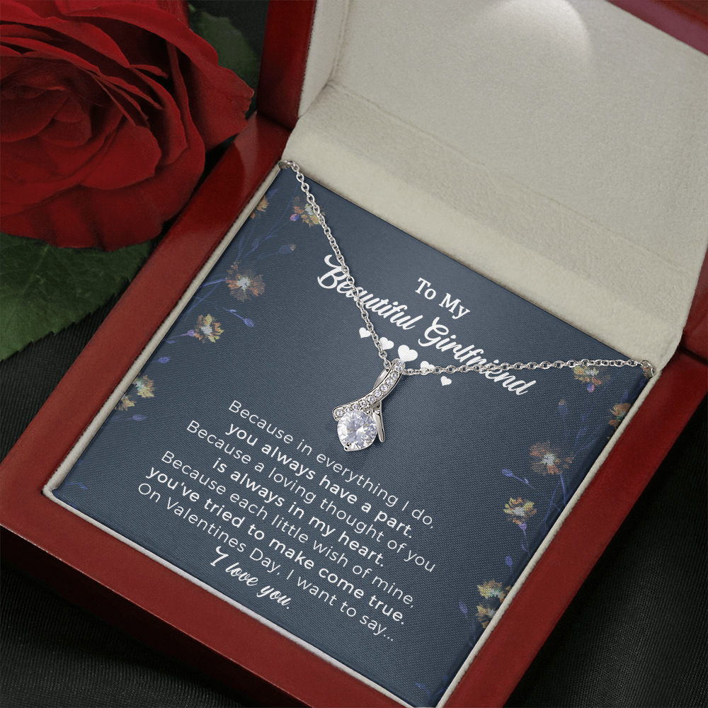 Best Valentine Alluring Beauty Necklace Gift For Girlfriend