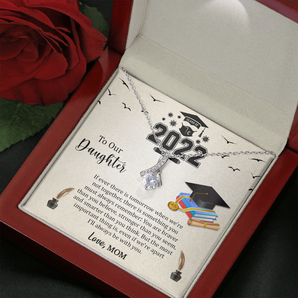 Class Of 2022 Graduation Necklace Gift For Daughter, Senior 2022 Graduation Gift