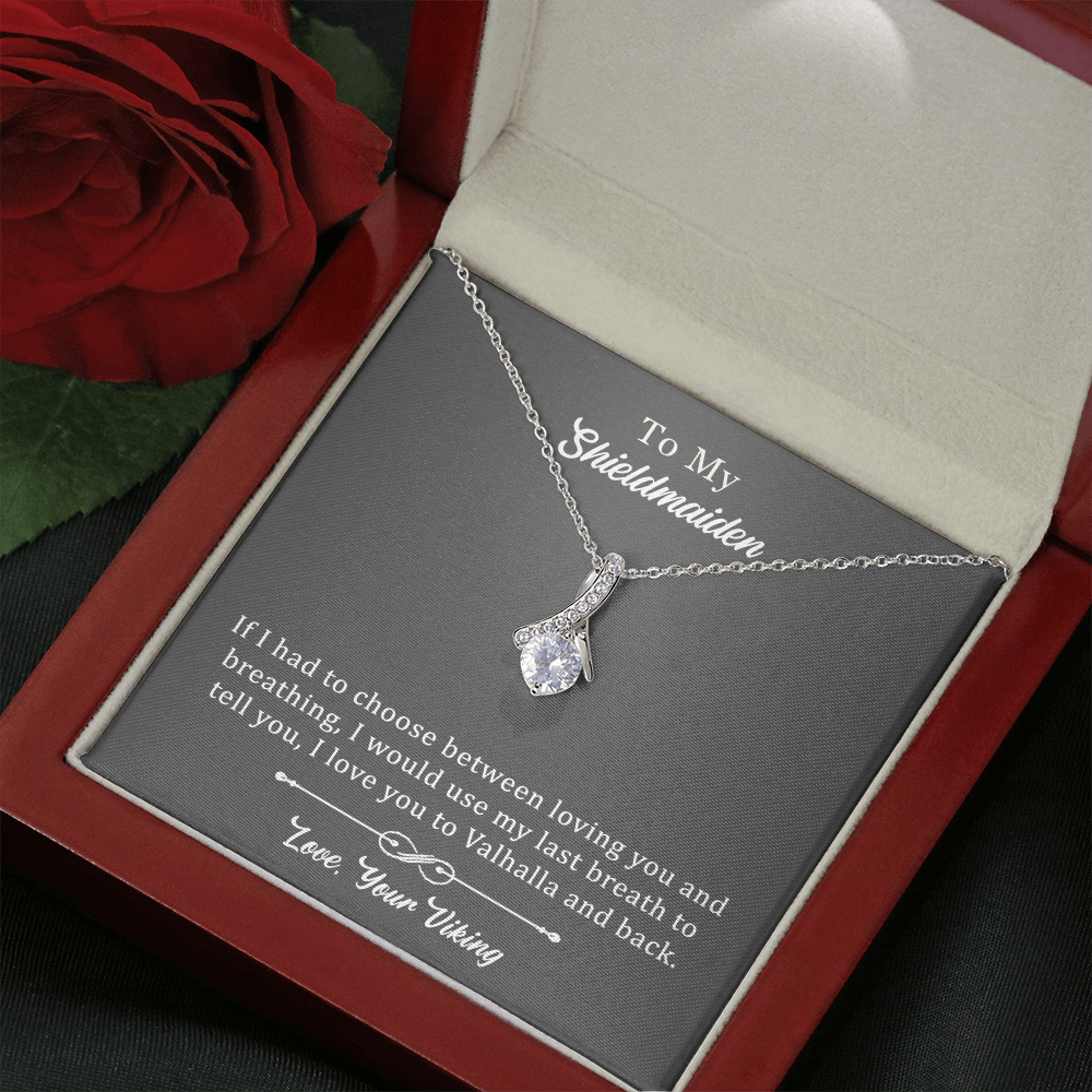 To My Shieldmaiden ''Breathing'' Alluring Beauty Necklace