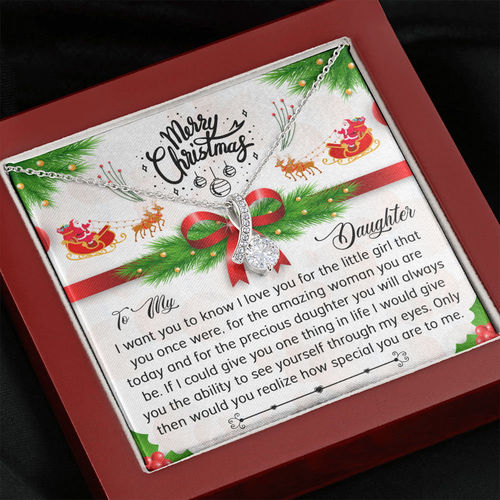 Daughter Gifts From Mom and Dad Necklace