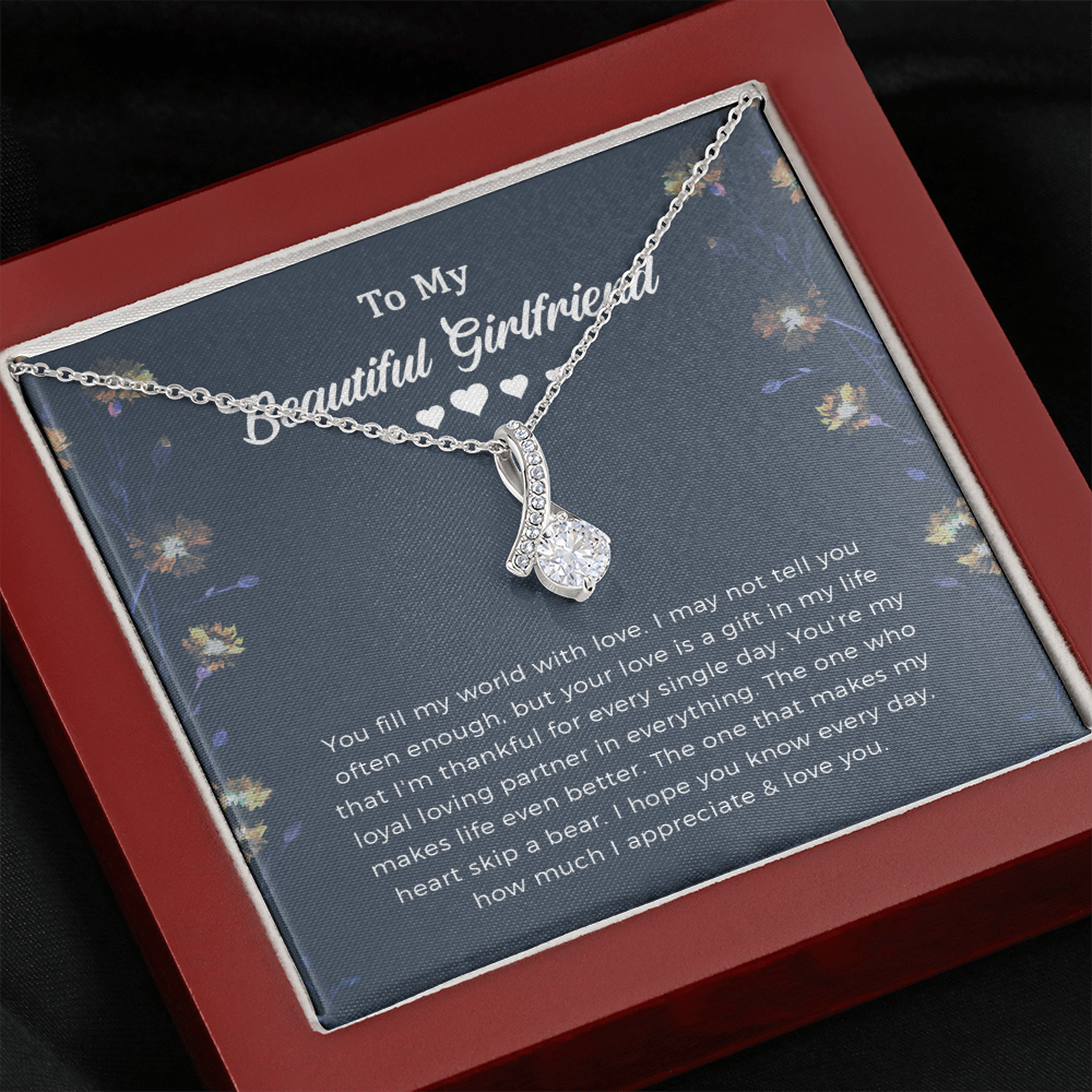 Alluring Beauty Necklace Gift for Girlfriend