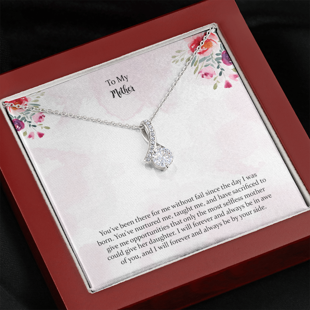 To My Mom Alluring Beauty Necklace Gift for Mom, Mother's Day Birthday Gift for Mom.