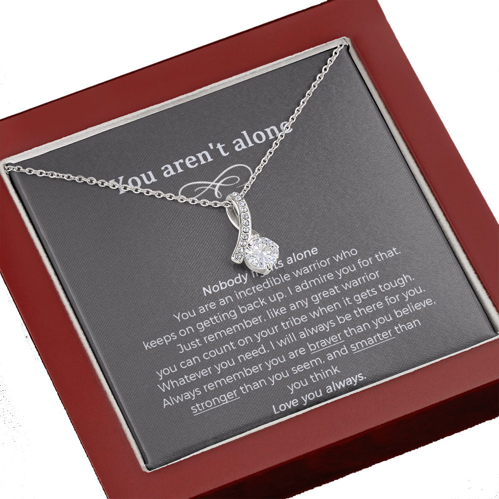 Breast Cancer Survivor Necklace Gifts for Women, Ovarian, Breast Cancer Awareness, Chemotherapy, Gifts for Cancer Patient Support