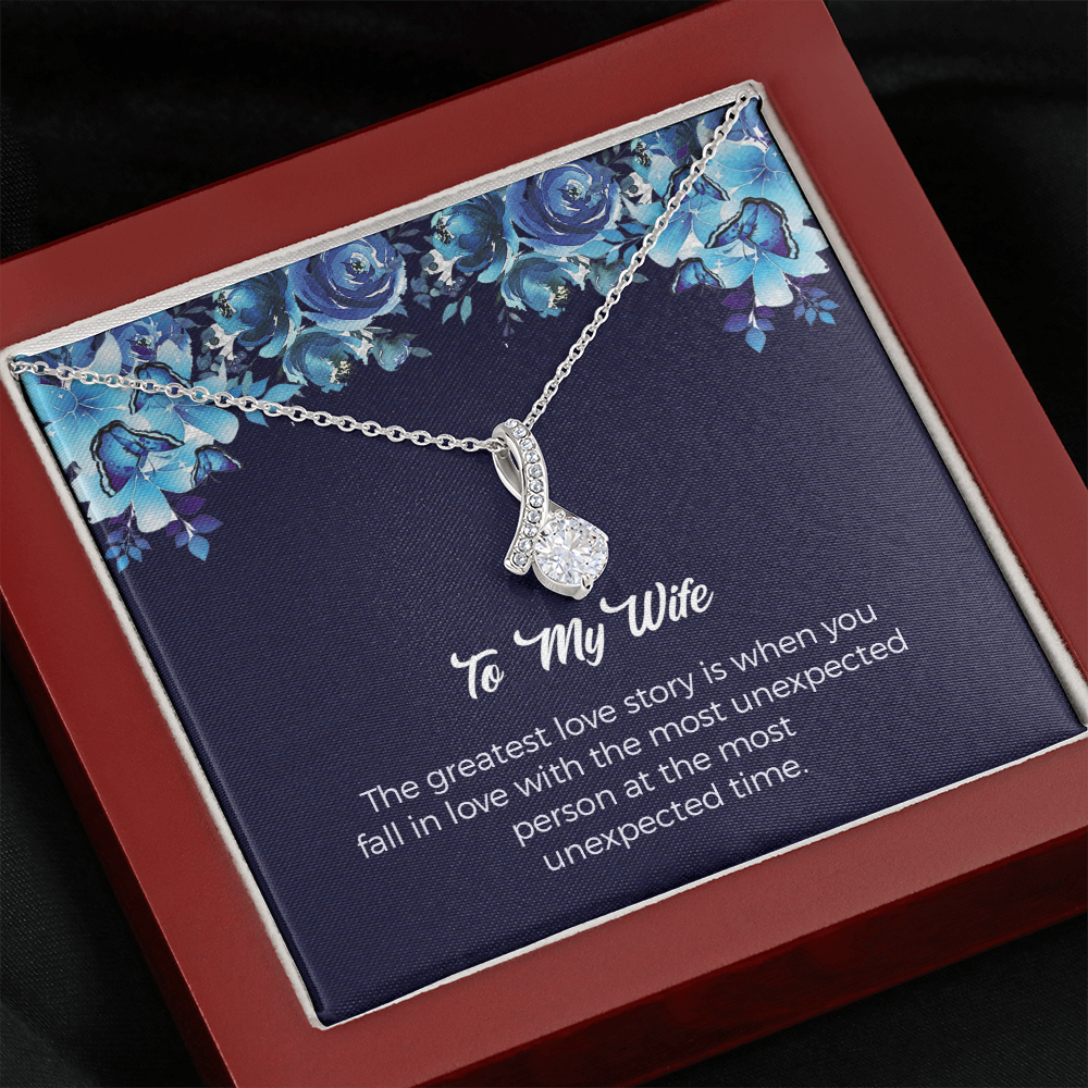 To My Marine Wife Alluring Beauty Necklace