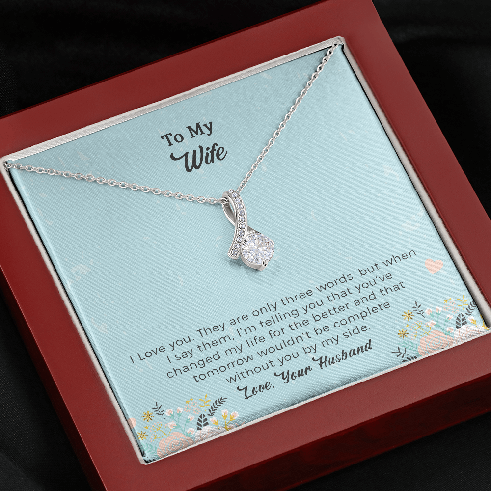 To My Wife Alluring Beauty Necklace Gift