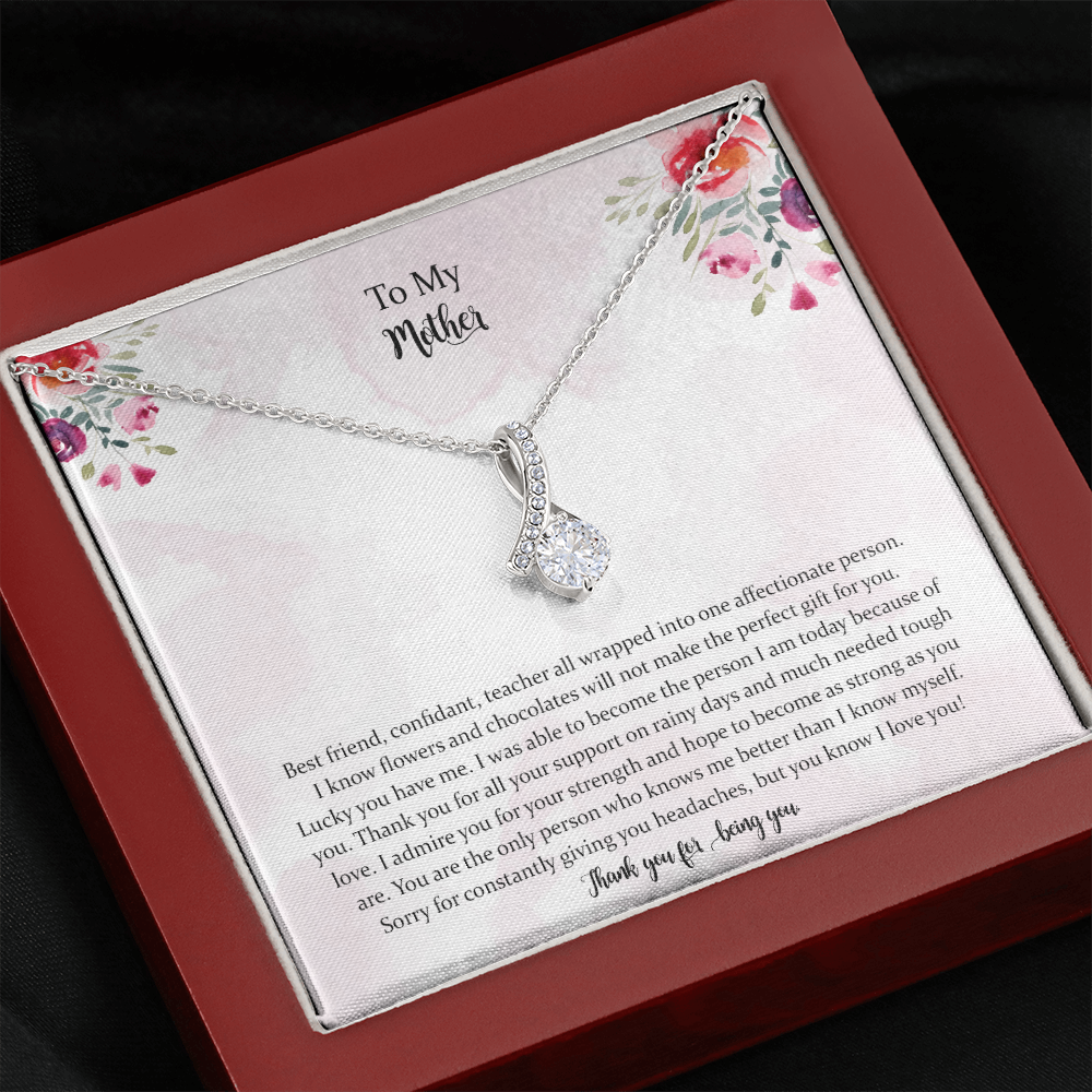 Mom Necklace, To My Mother Necklace Gift For Mom, Mother’s Day Necklace From Daughter Son