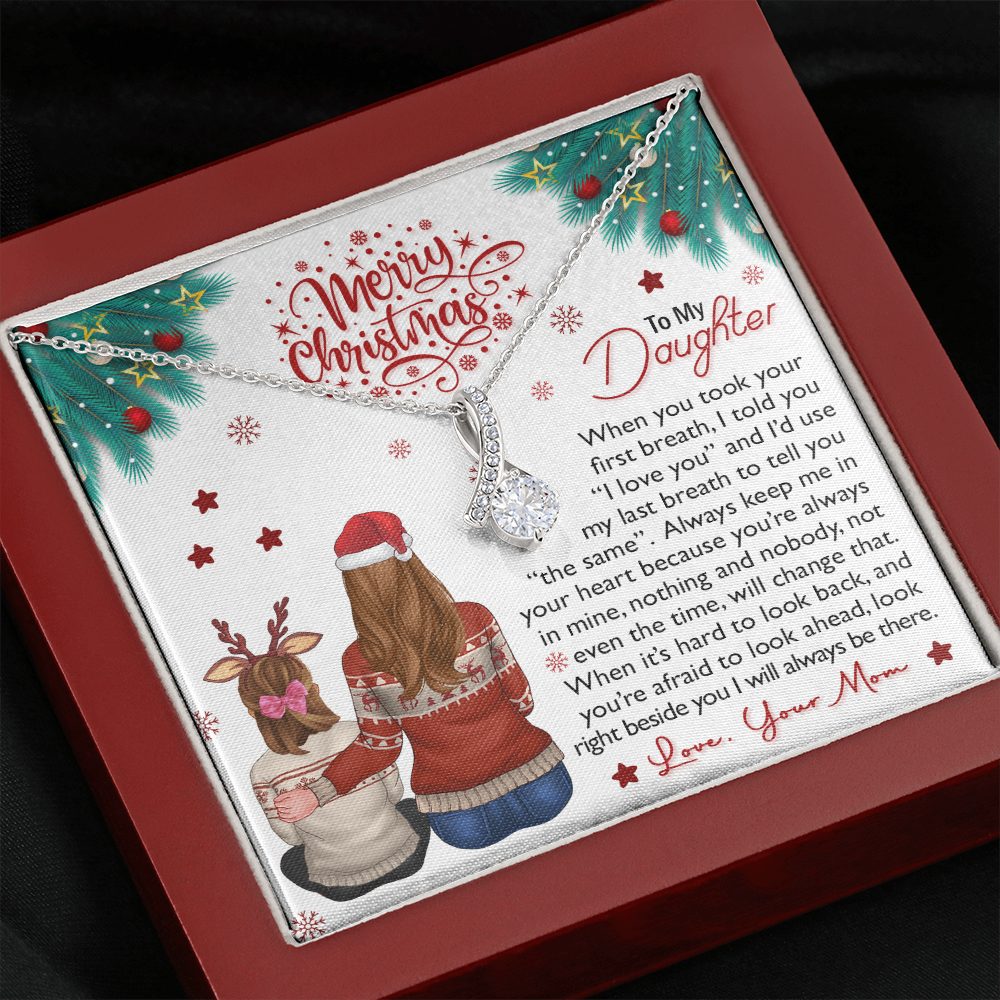 Daughter Gifts From Mom and Dad Necklace