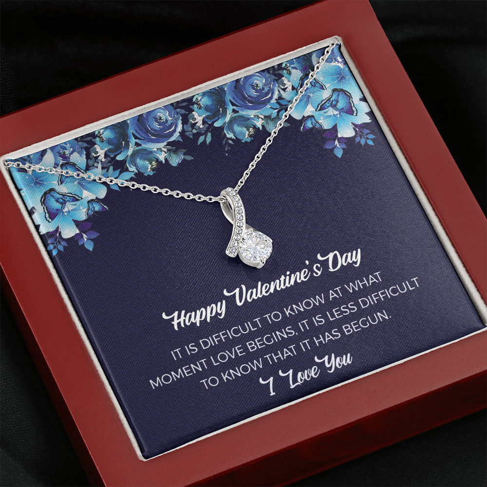 Valentines Day Gift For Girlfriend Or Wife - It Is Difficult To Know At What Moment Love Begins