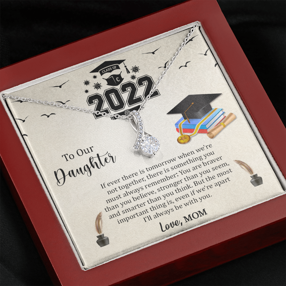 Class Of 2022 Graduation Necklace Gift For Daughter, Senior 2022 Graduation Gift