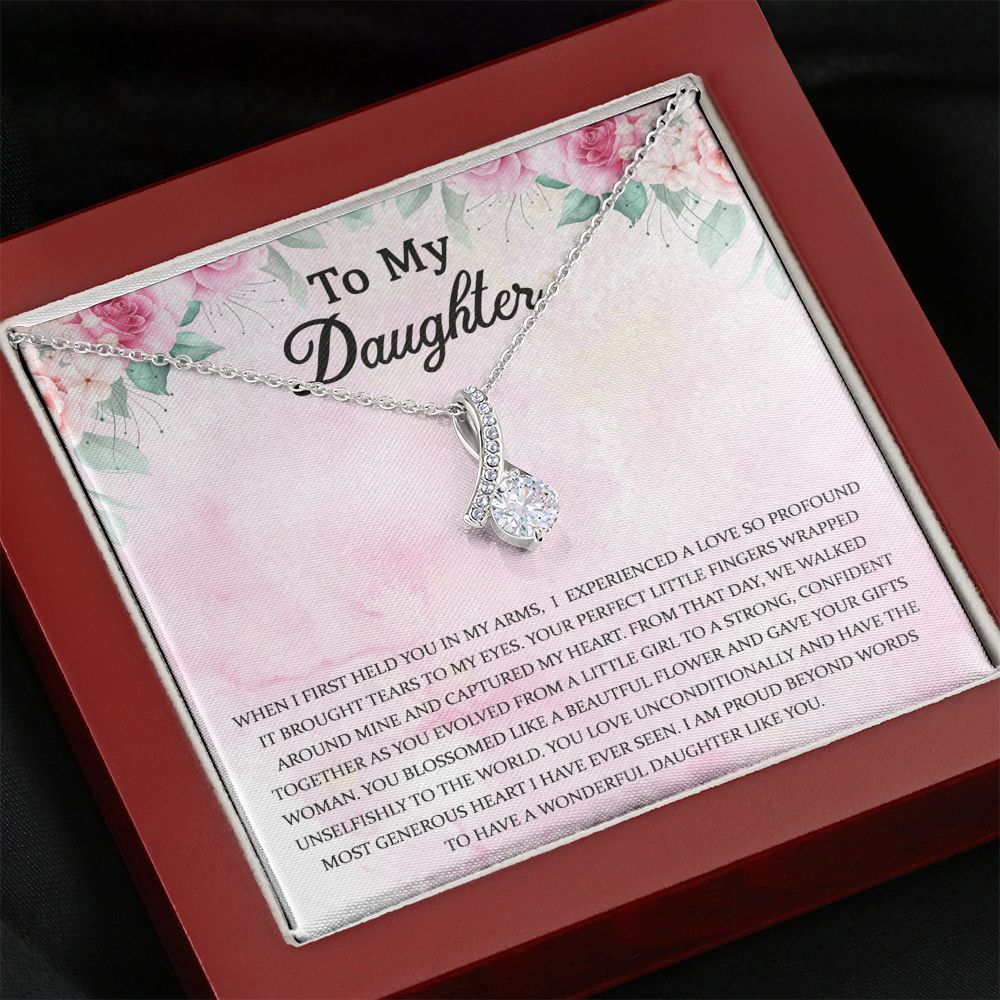 Dear Daughter Necklace: Gift for Daughter, Daughter Jewelry
