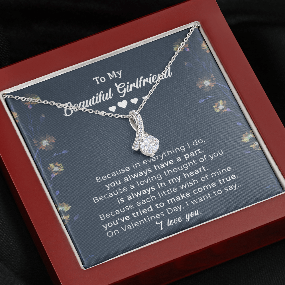 Best Valentine Alluring Beauty Necklace Gift For Girlfriend