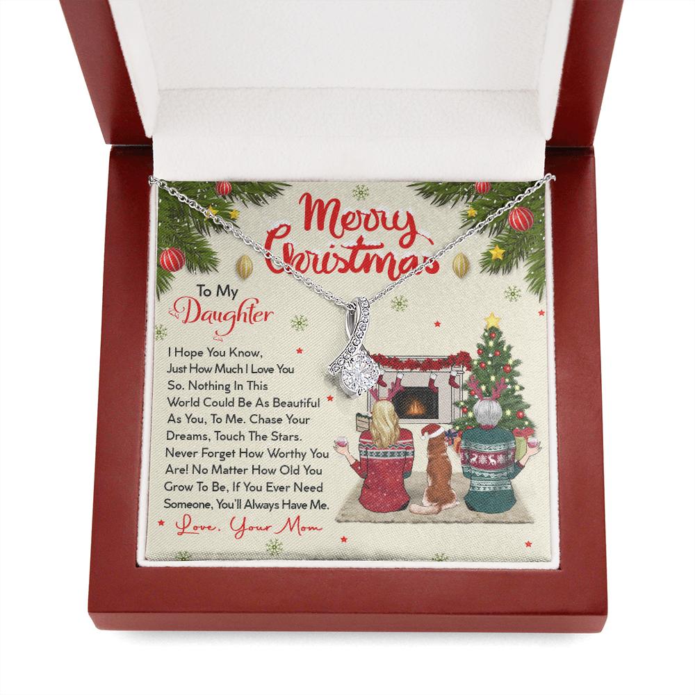 Daughter Gifts From Mom and Dad Necklace