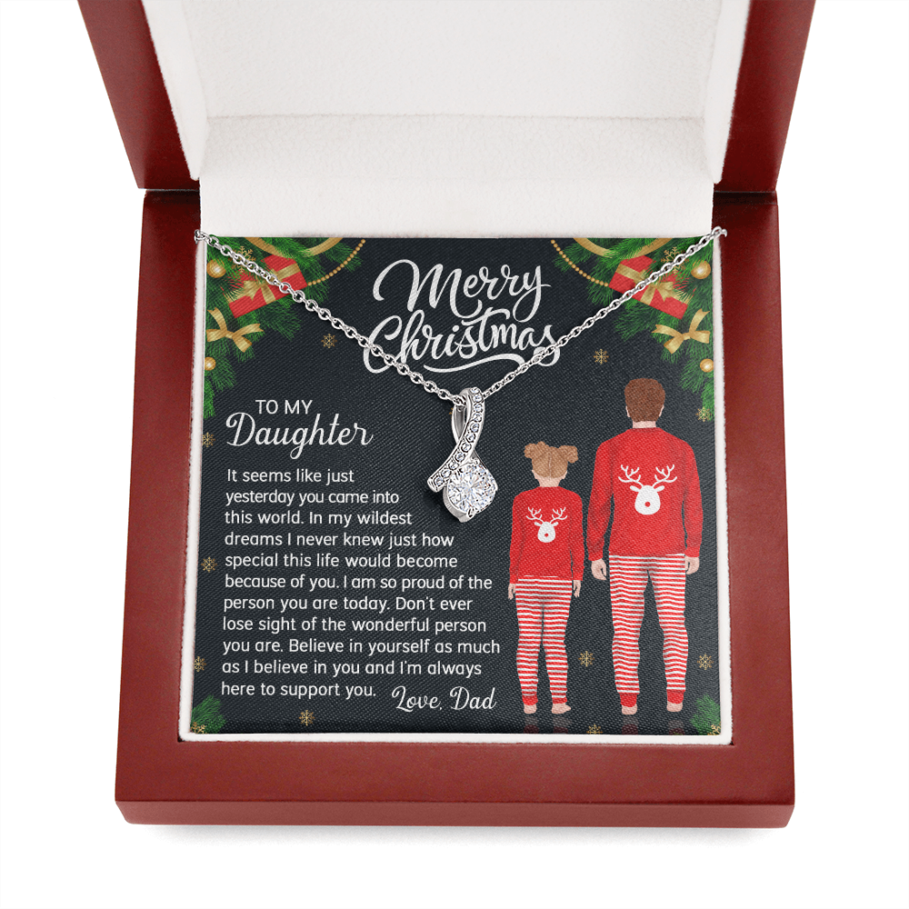Daughter Gifts From Mom and Dad Necklace