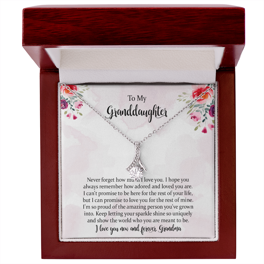 Granddaughter Gift From Grandma - Alluring Beauty Necklace Gift