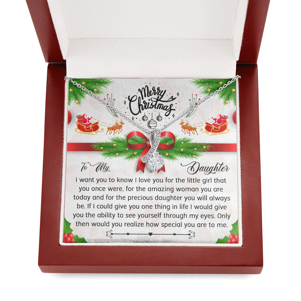 Daughter Gifts From Mom and Dad Necklace