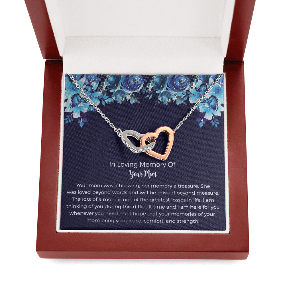 Loss of Mother Gift, Grief Gift, Sympathy Gift, Mom Remembrance Necklace, Mother Memorial Gift, Bereavement Keepsake