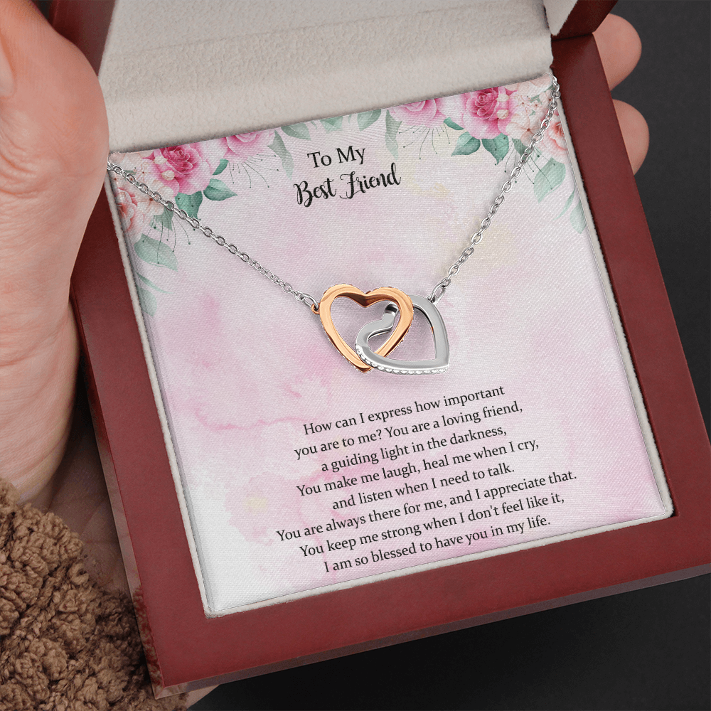 To My Best Friend, Appreciation Necklace Gift, Thank You Gift, Gratitude Gift, Bestie Gift